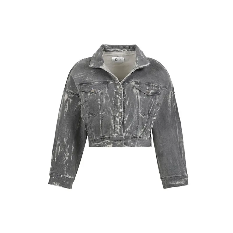 Eclipse Cropped Jacket (Oil Wash) sold by Karl Kani