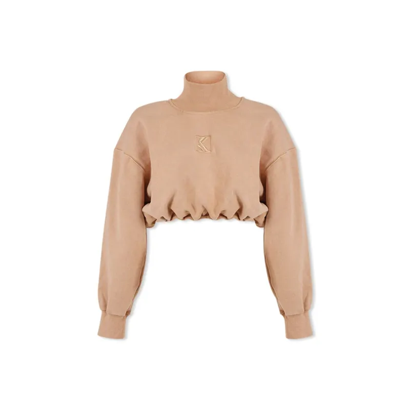 Deep Mock Neck Top (Nude) sold by Karl Kani