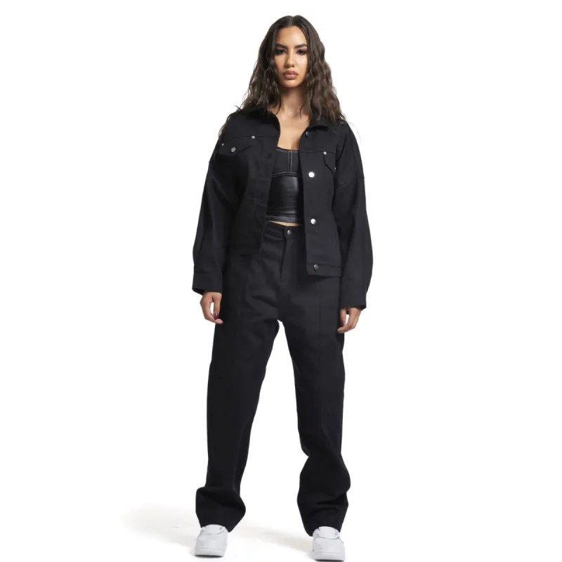 Concrete Rose Jacket (Black) sold by Karl Kani