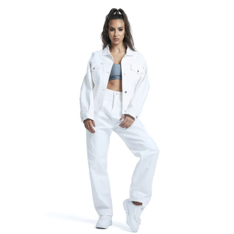 Concrete Rose Jacket (White) sold by Karl Kani