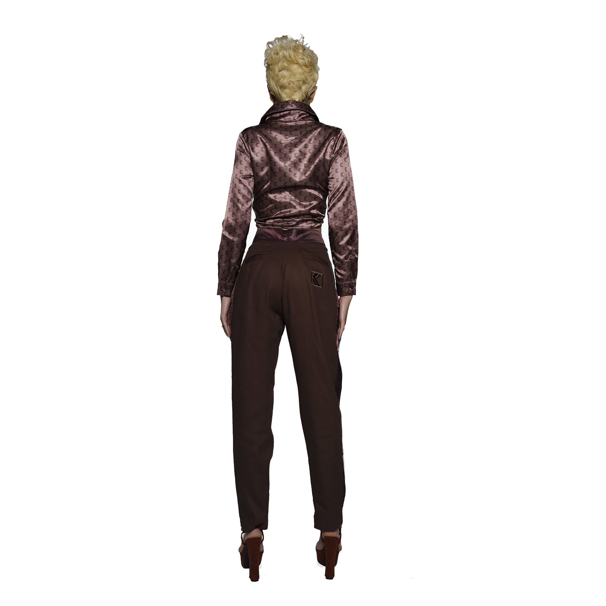 Charm Silk Long Sleeve Top sold by Karl Kani product image thumbnail 4