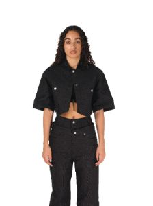 Gorilla Crop Jacket (Black) sold by Karl Kani