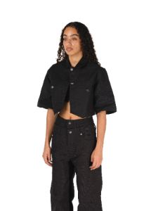 Gorilla Crop Jacket (Black) sold by Karl Kani