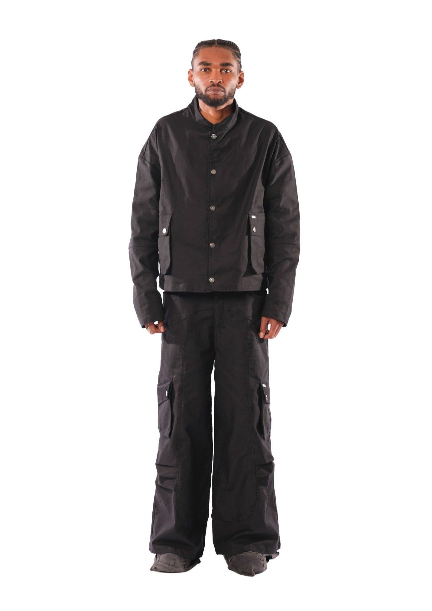 Belmont Cargo Pants (Black) sold by Karl Kani