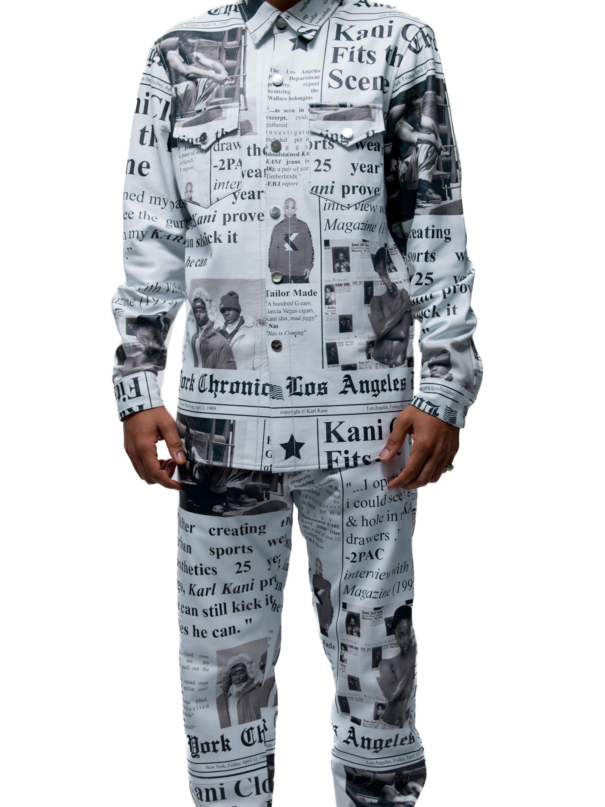 Creed Leather Long Sleeve sold by Karl Kani product image thumbnail 5