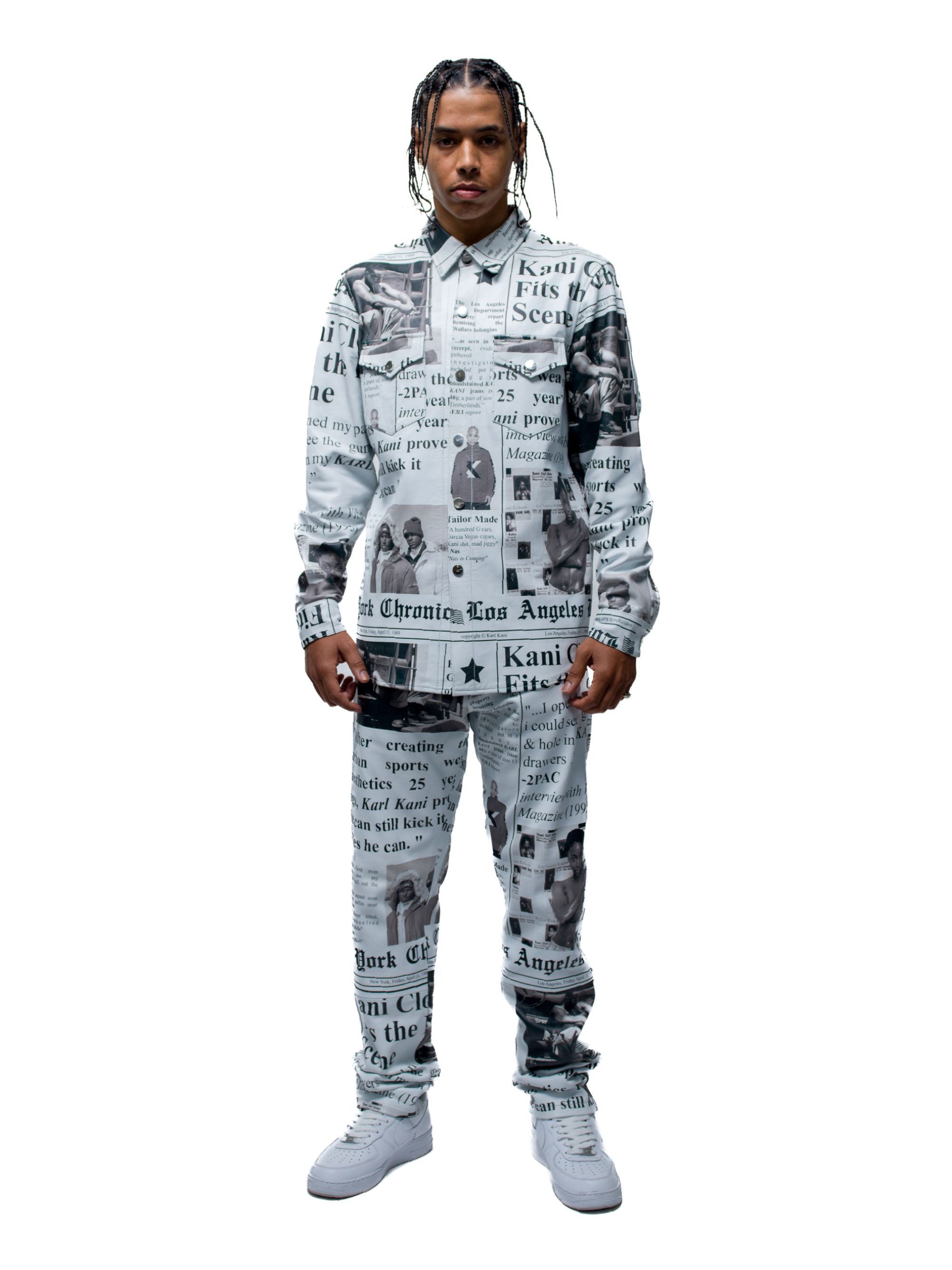 Creed Leather Long Sleeve sold by Karl Kani product image thumbnail 2