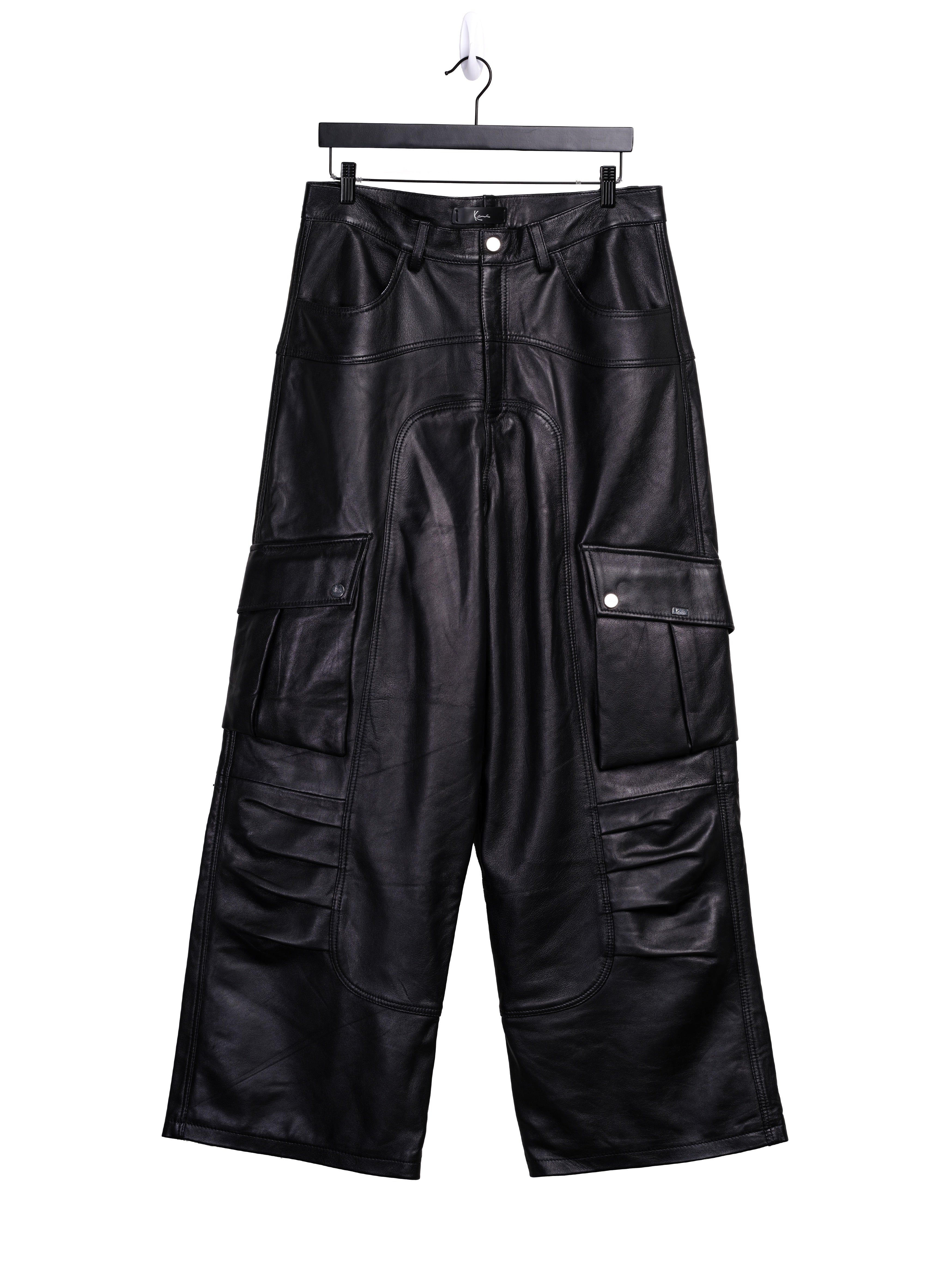 Belmont Cargo Pants (Leather) sold by Karl Kani product image thumbnail 3