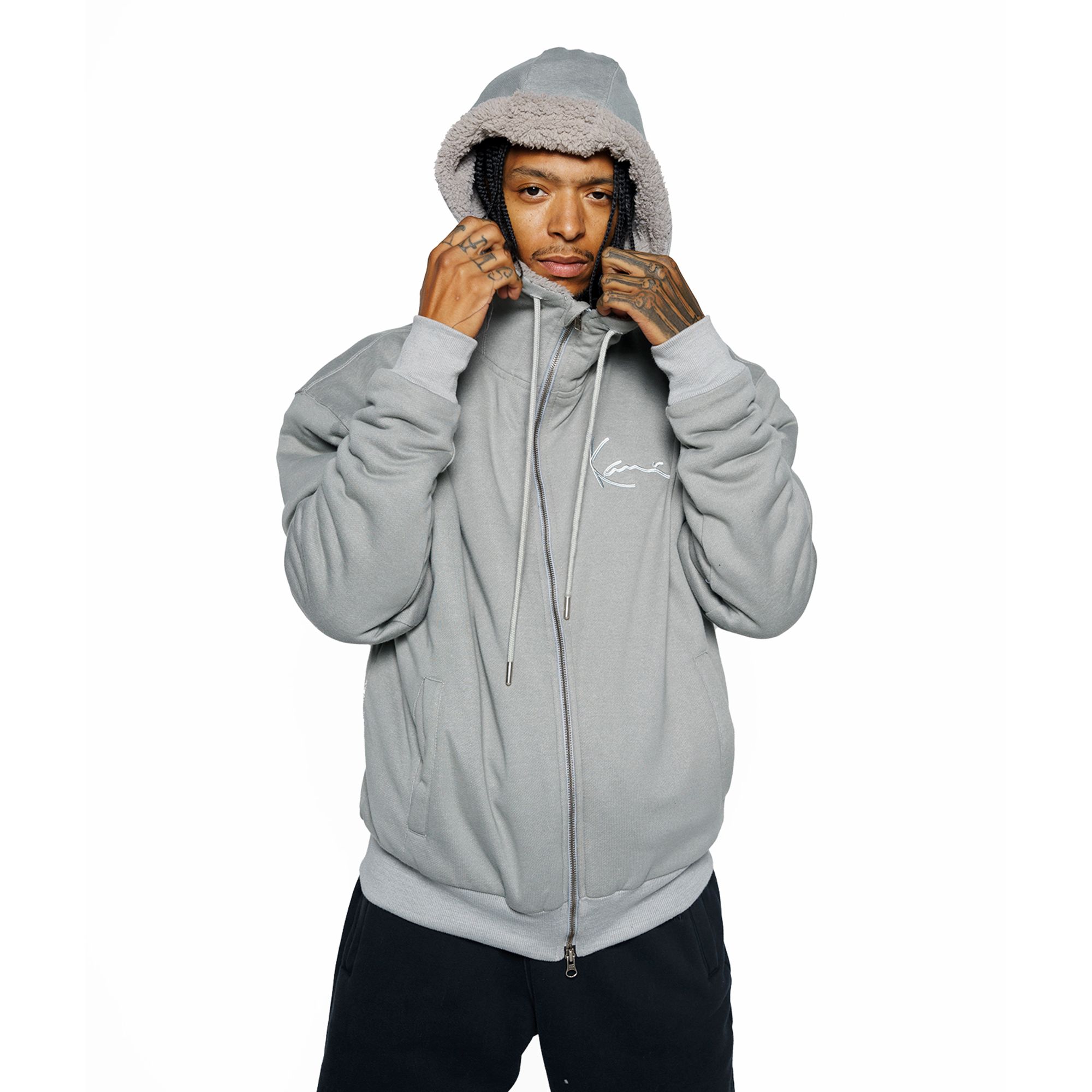 Leo Fleece hoodie sold by Karl Kani product image thumbnail 2