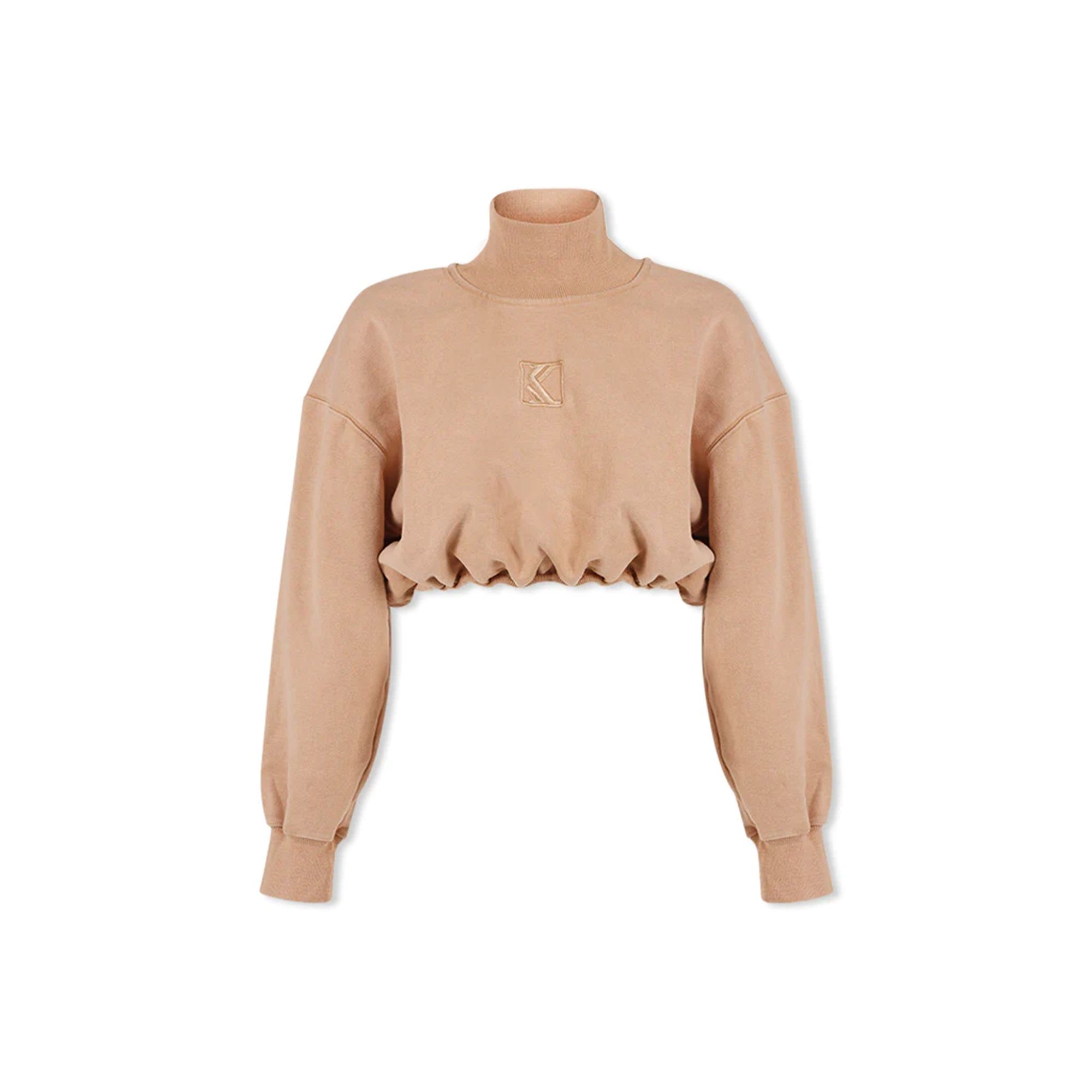 Deep Mock Neck Top (Nude) sold by Karl Kani