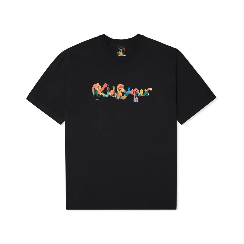 Blotchy Logo Tee [Black] sold by KidSuper Studios