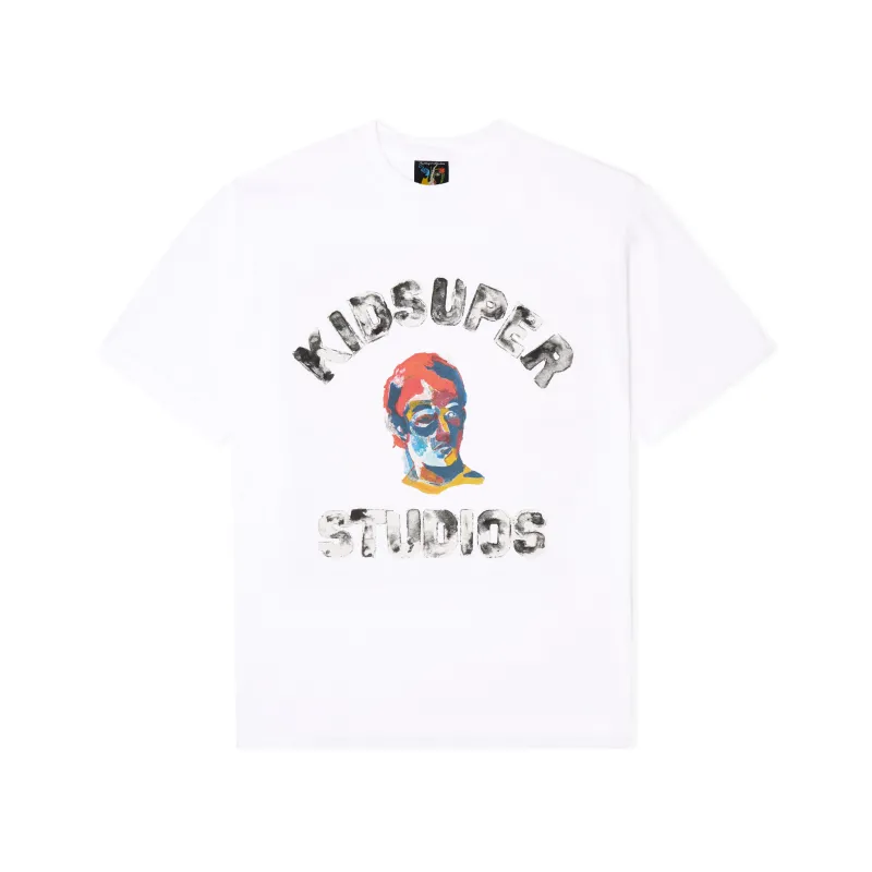 Painted Man Tee [White] sold by KidSuper Studios