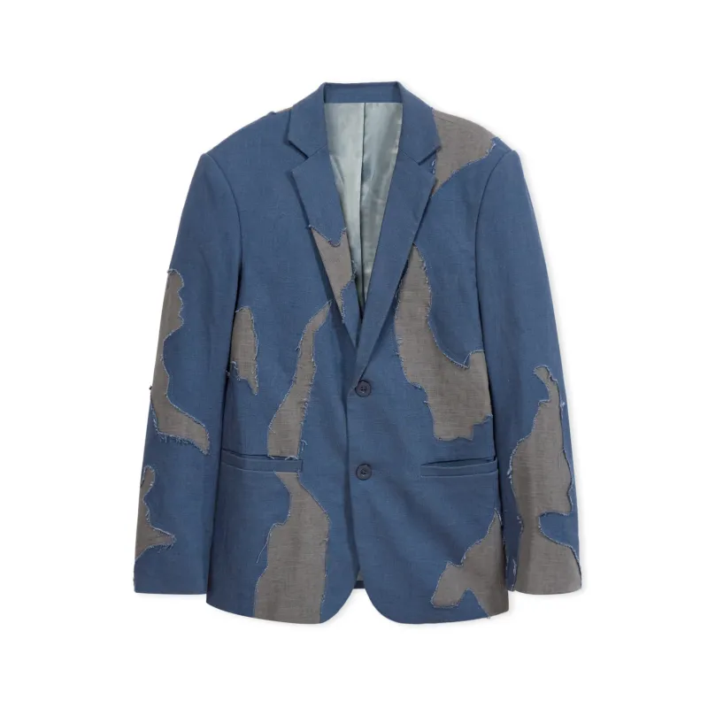 Torn & Restored Suit Top [Muted Purple] made by KidSuper Studios