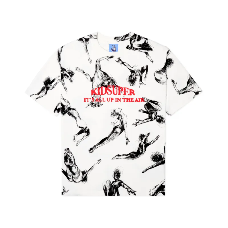 Trapeze Women all over print shirt [White] sold by KidSuper Studios