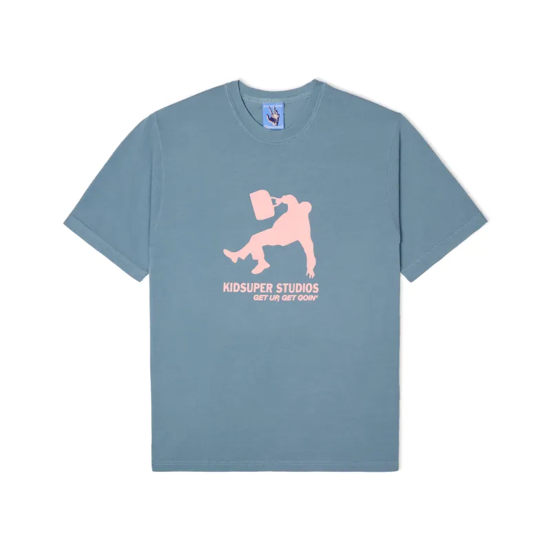 Get up, Get Goin' Tee [Slate] sold by KidSuper Studios