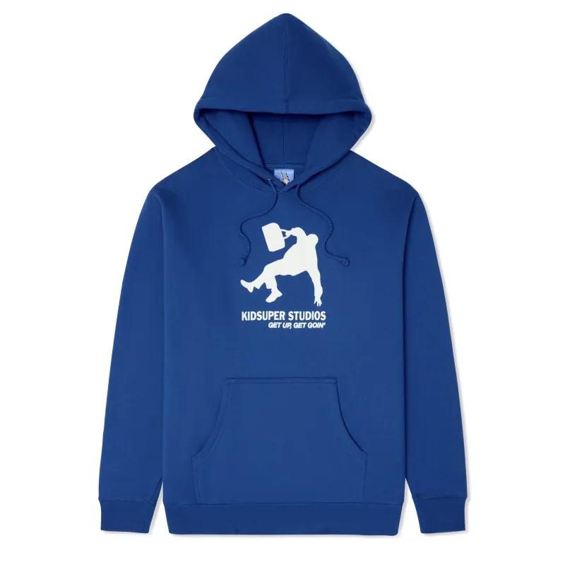 Get up, Get Goin' Hoodie [Royal Blue] sold by KidSuper Studios