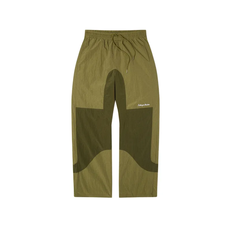 Ripstop Paneled Bottoms [Olive] sold by KidSuper Studios