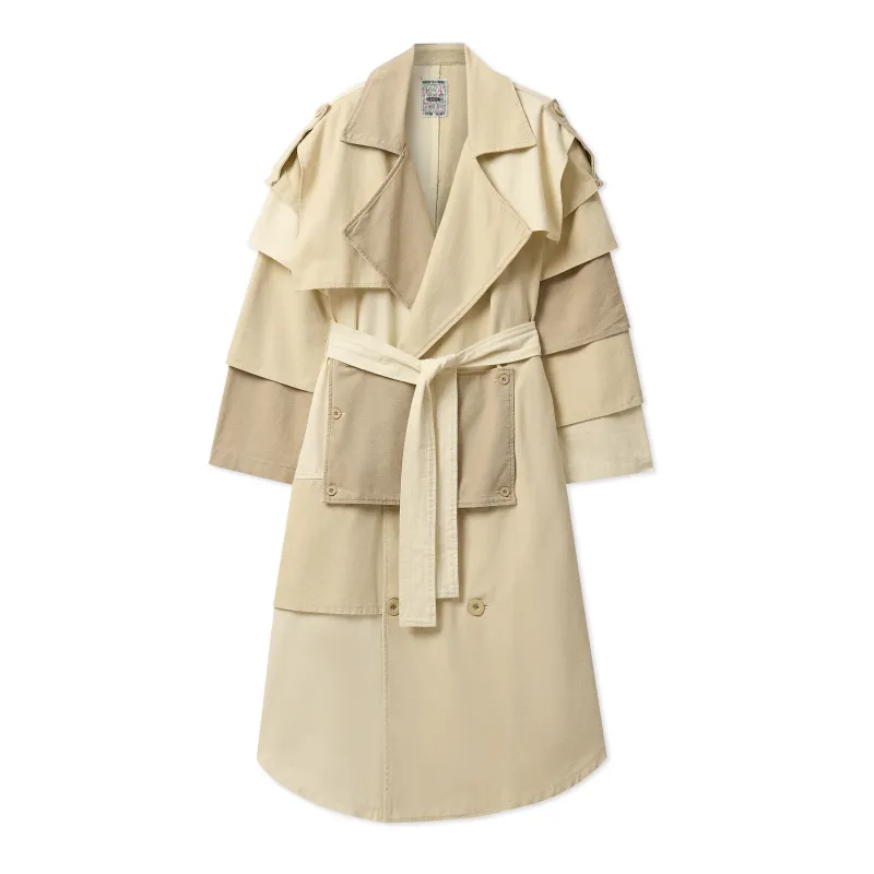 Multi Layered Trenchcoat [Light Tan] made by KidSuper Studios