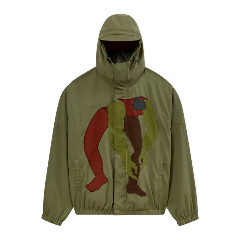 Falling Guy Insulated Windbreaker [Green] sold by KidSuper Studios