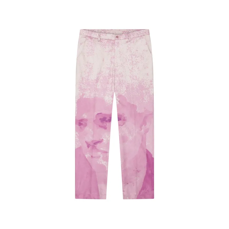 Suede Portrait Suit Pant [Pink] made by KidSuper Studios