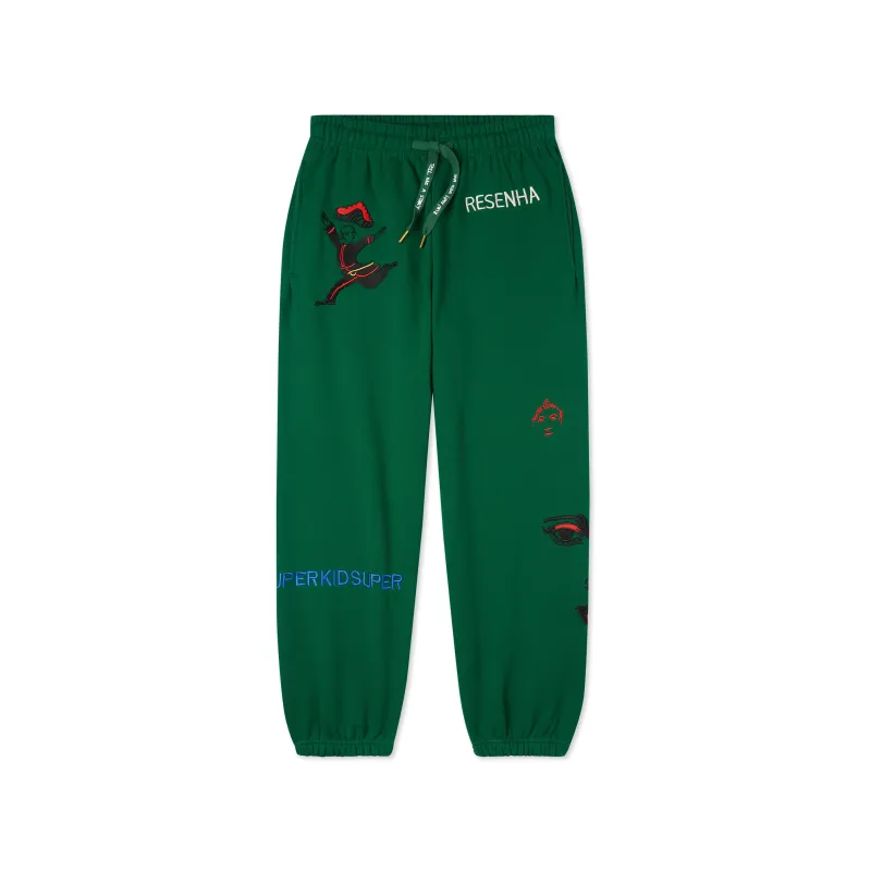 Super Sweatpants [Forest Green] made by KidSuper Studios