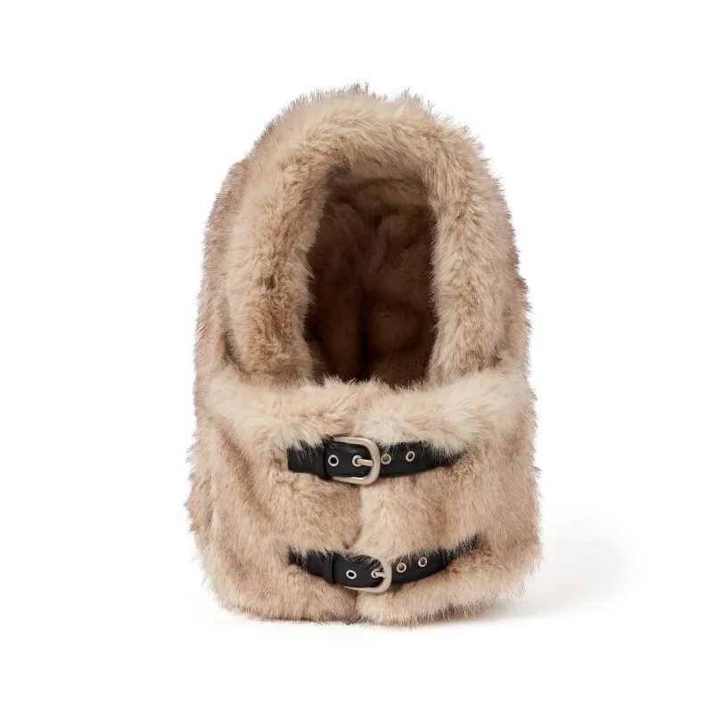 Faux Fur Hat [Light Brown] made by KidSuper Studios