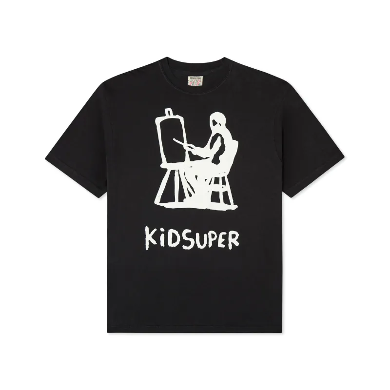 Painter Graphic Tee [Black] sold by KidSuper Studios