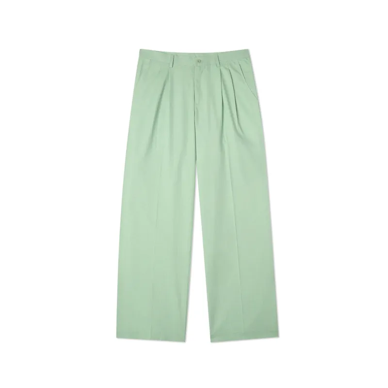 Patched Doodle Suit Wide Leg Bottom [Green] sold by KidSuper Studios