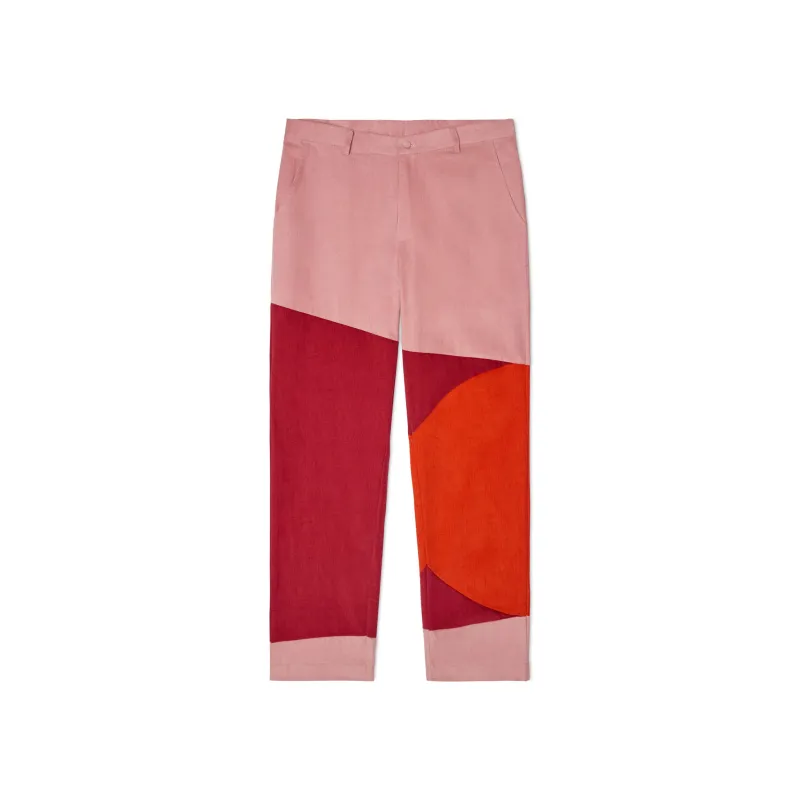 Geometric Shapes Suit Bottom [Red] sold by KidSuper Studios