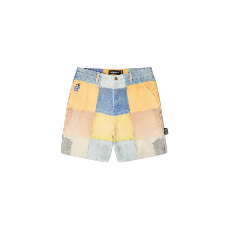 Checkered Painted Printed Short [Multi] sold by KidSuper Studios