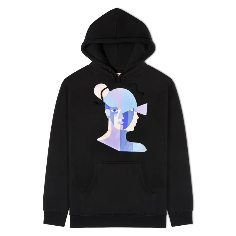 Bauhaus Face Hoodie [Black] made by KidSuper Studios