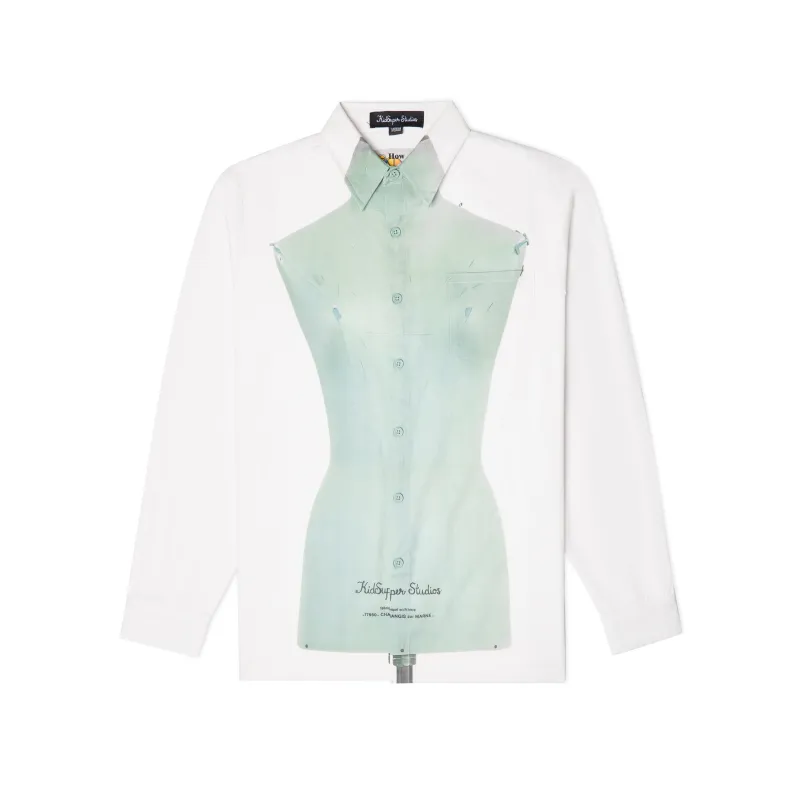 Dress Form Shirt [White] made by KidSuper Studios