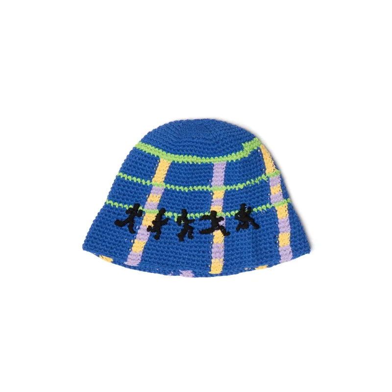 Running Man Crochet Hat [Blue] made by KidSuper Studios