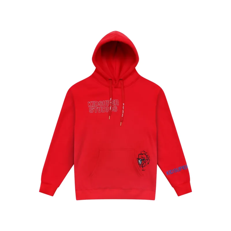 Super Sweatshirt [Red] sold by KidSuper Studios