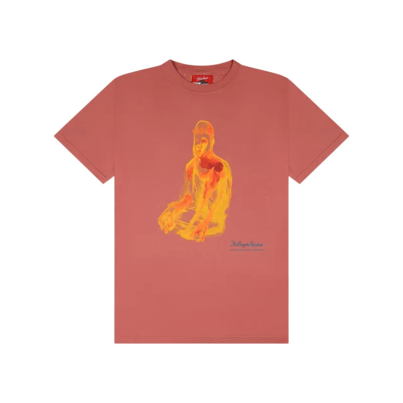 Thinking Man Tee [Dull Red] sold by KidSuper Studios