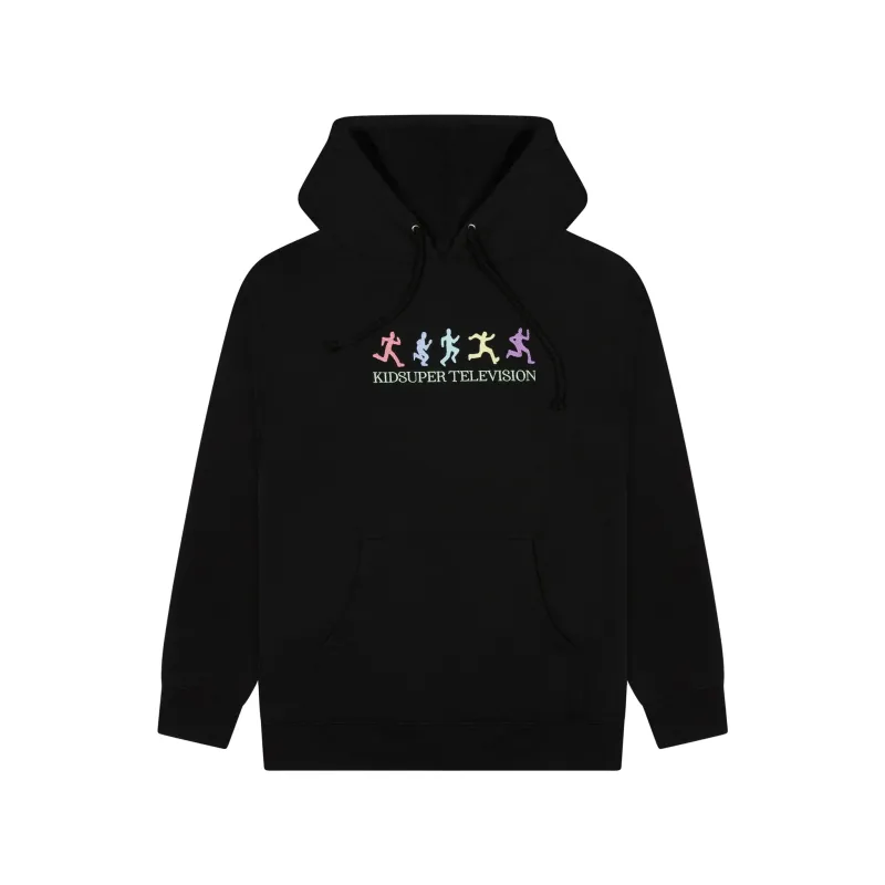 Running Guys Logo Hoodie sold by KidSuper Studios