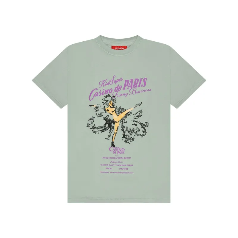 Funny Business Tee [Shale] sold by KidSuper Studios