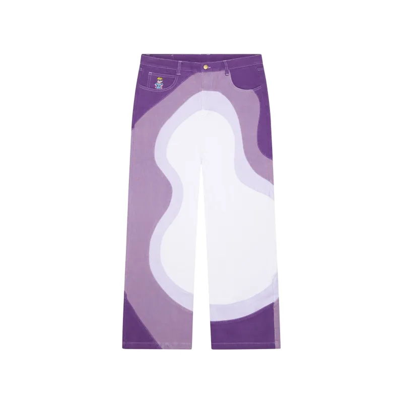 Wavy Pants [Purple] made by KidSuper Studios