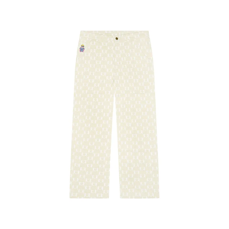 Dancing Ladies Print Pants [Khaki] sold by KidSuper Studios