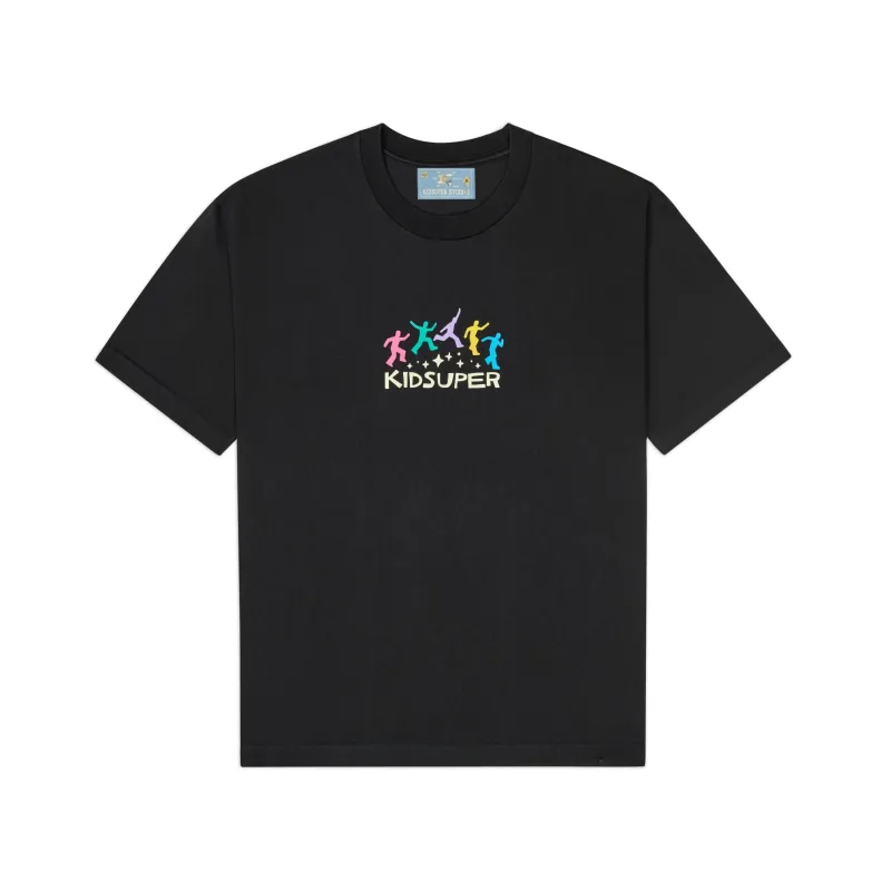 Jumping the Stars Tee [Black] made by KidSuper Studios