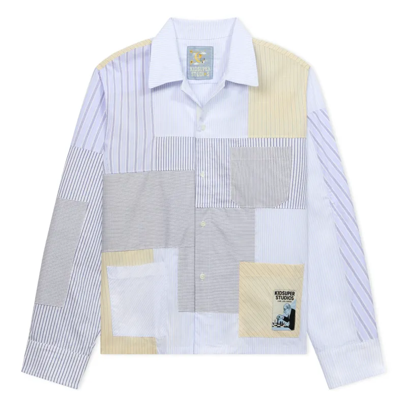 Patchwork Overshirt [Multi] made by KidSuper Studios