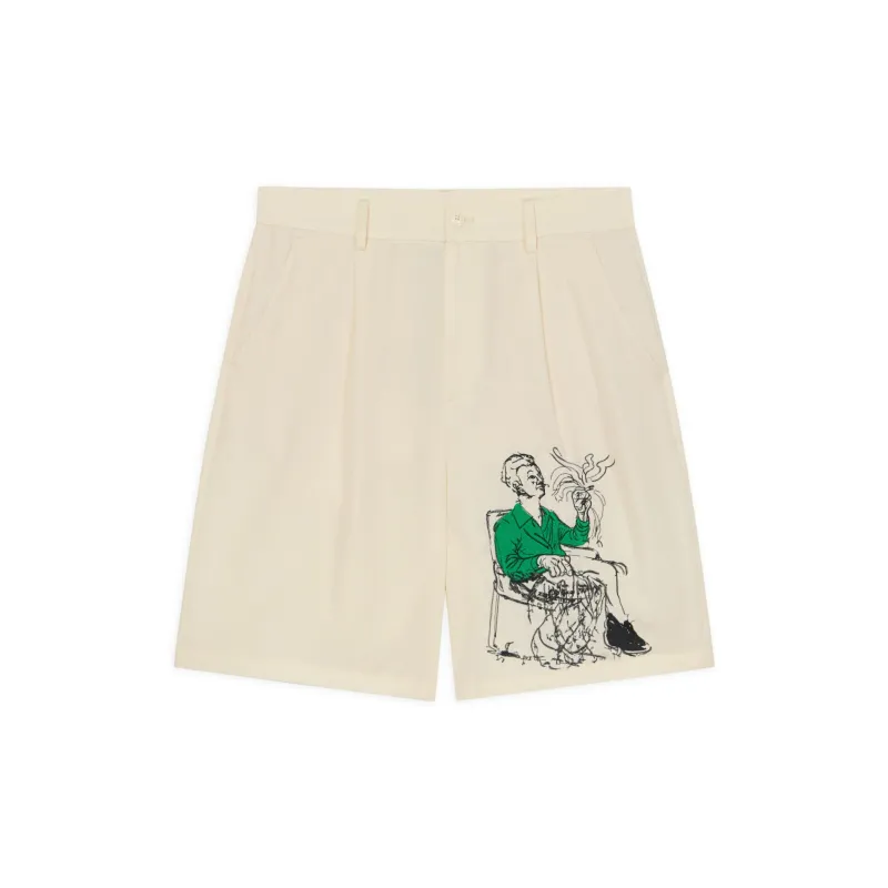 Technicolor Dreams Lycra Bermudas [Yellow] made by KidSuper Studios