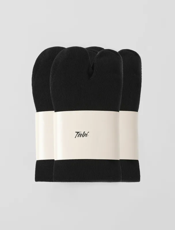 Tabi Socks - 3 packs - Black sold by Tabi