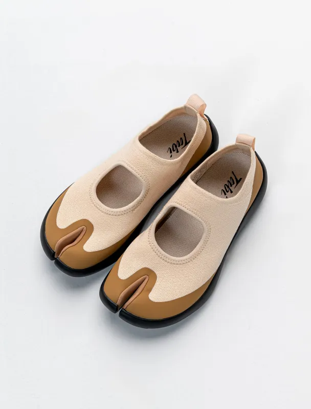 Tabi Sandal Women - Off-white/Brown/Black made by Tabi