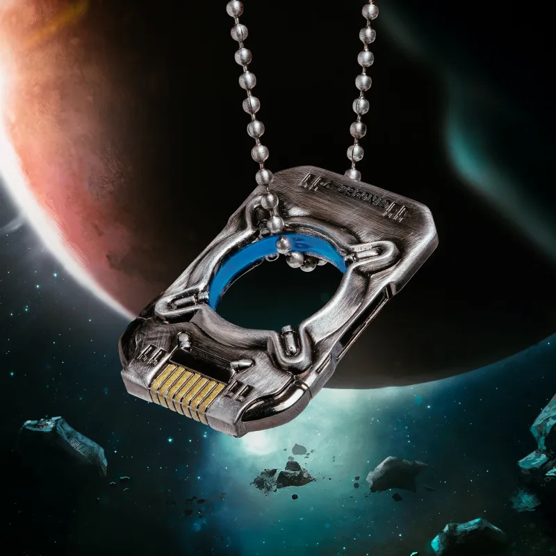 Halo x King Ice - Cortana Chip Necklace sold by King Ice