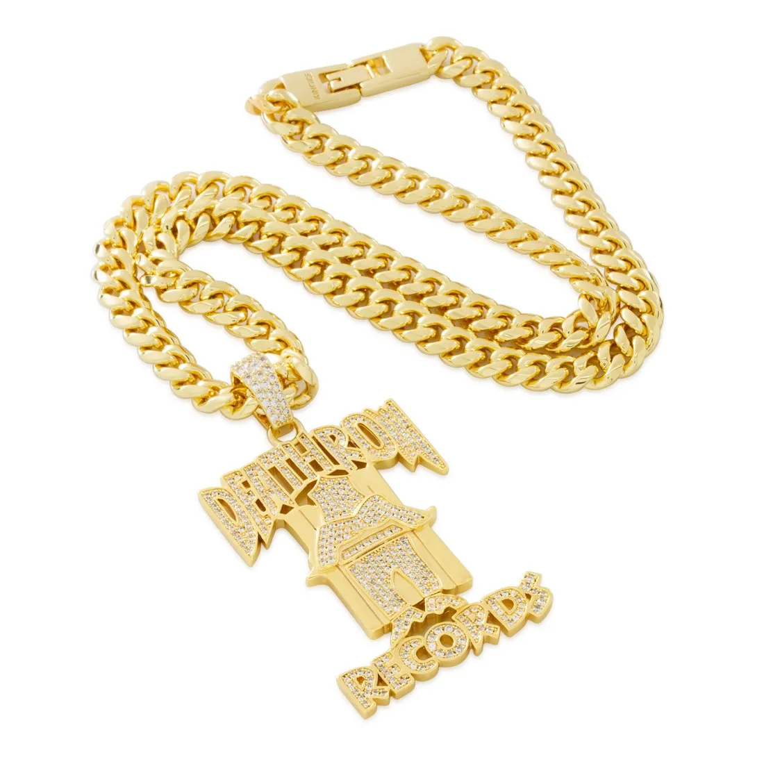 Death Row Records x King Ice - OG Death Row Logo Necklace sold by King Ice product image thumbnail 3