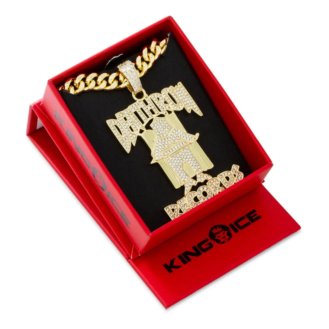Death Row Records x King Ice - OG Death Row Logo Necklace sold by King Ice product image thumbnail 5