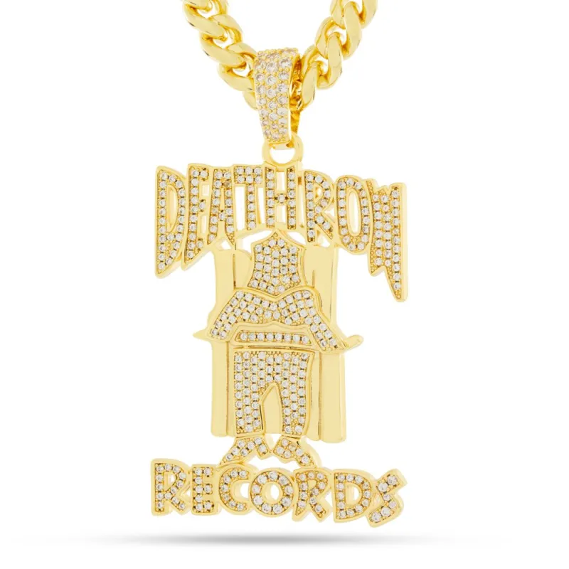 Death Row Records x King Ice - OG Death Row Logo Necklace sold by King Ice
