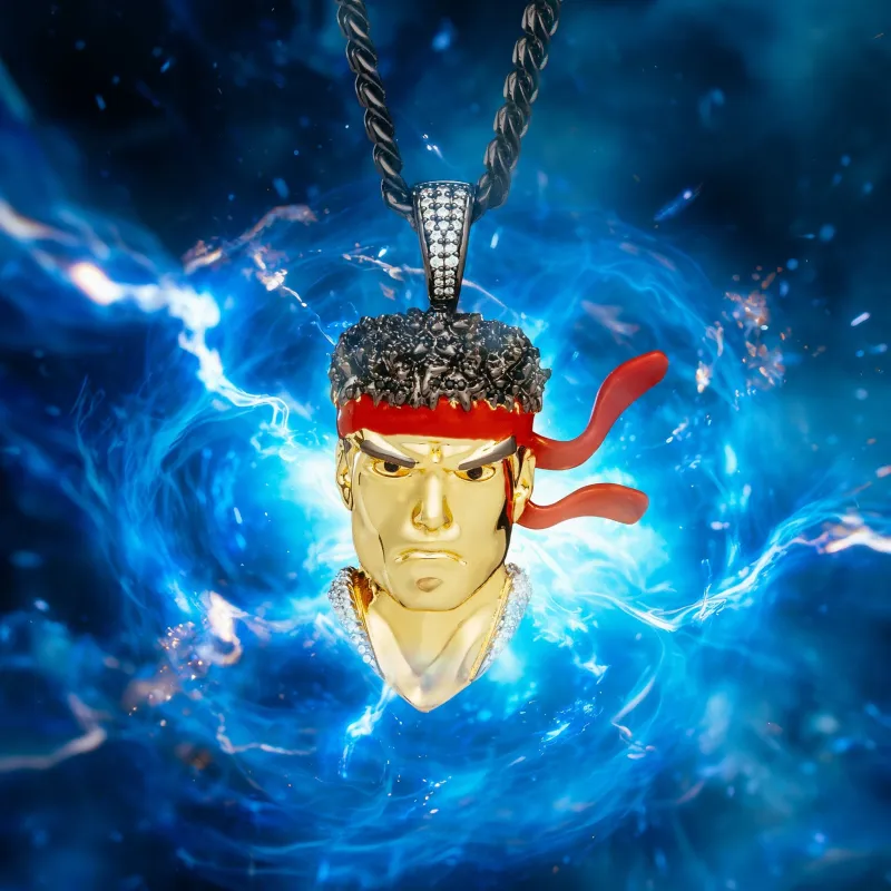 Street Fighter x King Ice - Ryu Necklace sold by King Ice