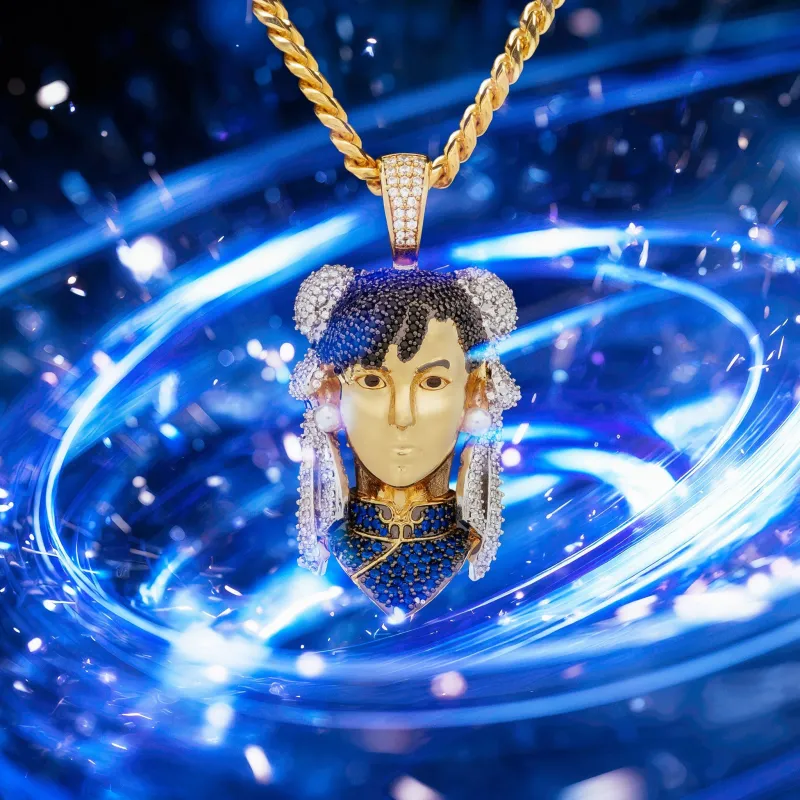 Street Fighter x King Ice - Chun-Li Necklace sold by King Ice