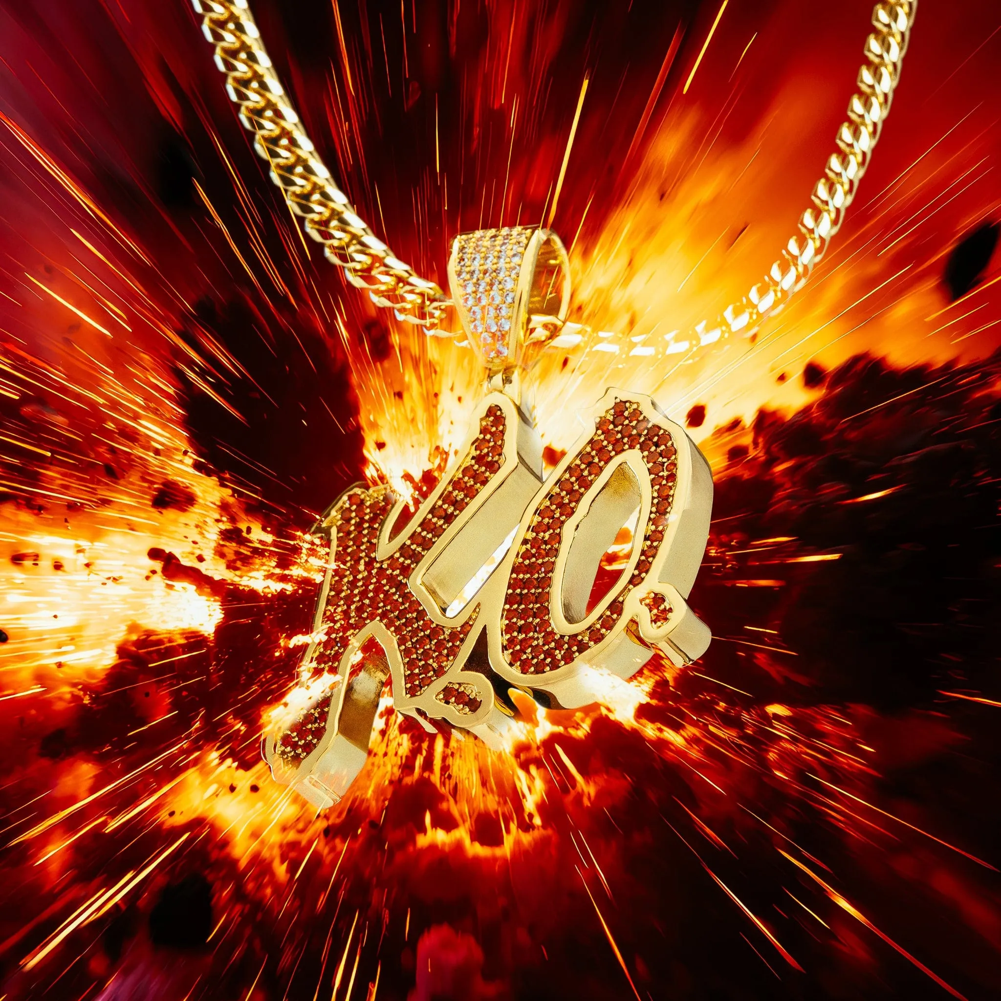 Street Fighter x King Ice - K.O. Necklace sold by King Ice